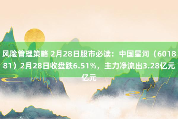 风险管理策略 2月28日股市必读：中国星河（601881）2月28日收盘跌6.51%，主力净流出3.28亿元